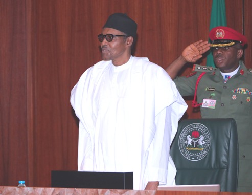 PRESIDENT BUHARI PRESIDES OVER FEC MEETING