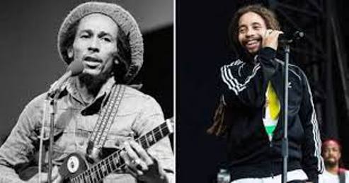 BOB MARLEY AND GRANDSON