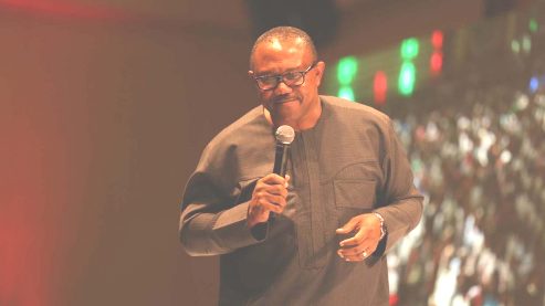 PETER OBI AND STUDENTS