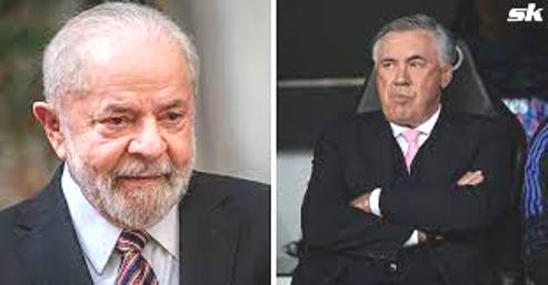 BRAZIL PRESIDENT AND ANCELOTTI