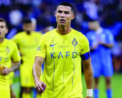 Riyadh Derby: Ronaldo Walks Off  The Pitch To Chants Of ‘Messi! Messi!’ As His Team Loses 3-0