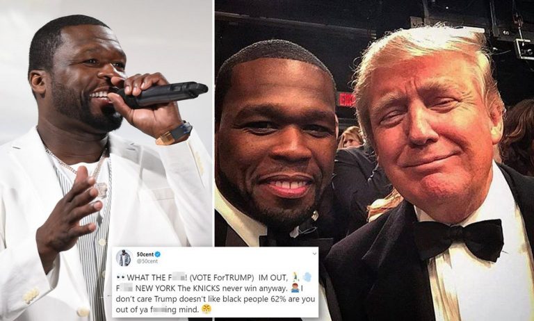 I Was Offered $1m To Publicly Endorse Donald Trump, 50 Cent Claim