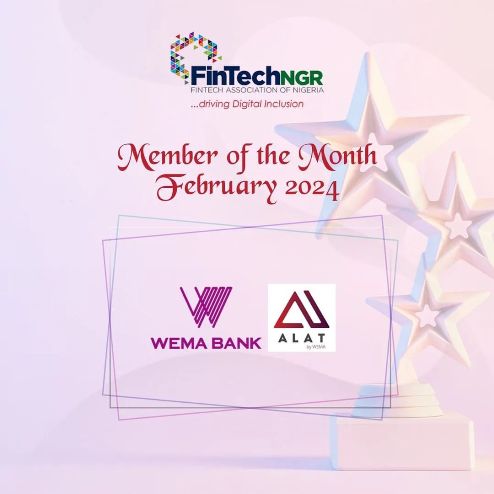 WEMA Bank Emerges Member Of The Month For Fintech Association Of Nigeria