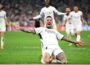 Joselu of Real Madrid celebrates scoring his team’s second goal during the UEFA Champions League semifinal second-leg match between Real Madrid and FC Bayern Munich. Photo Credit: Getty Images